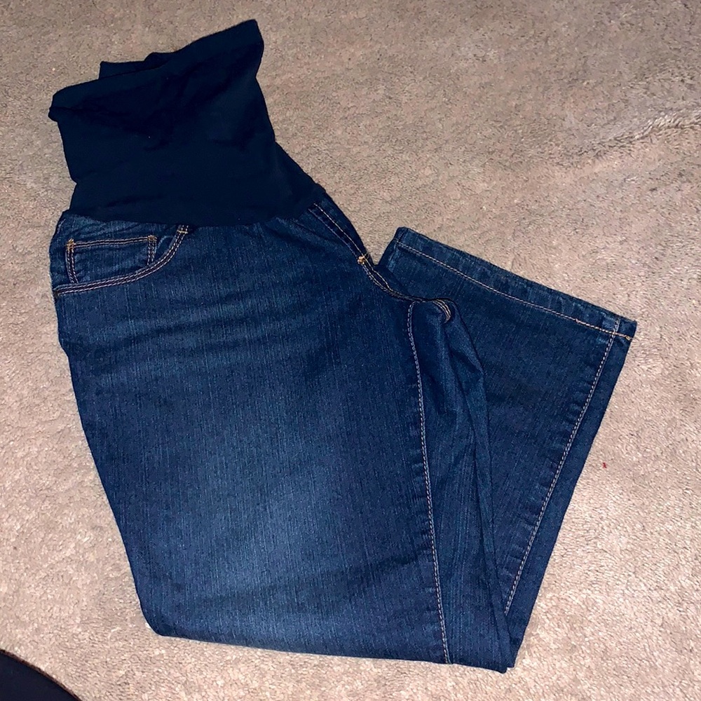 Motherhood Maternity Jean Capri 👖